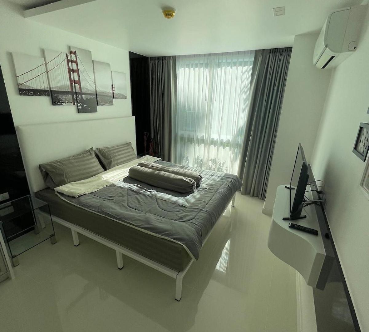 Stylish - Ultra-fast Fiber Internet, Pool, Sauna, Gym, Smart Tv, Guest Friendly อพาร์ทเม้น *