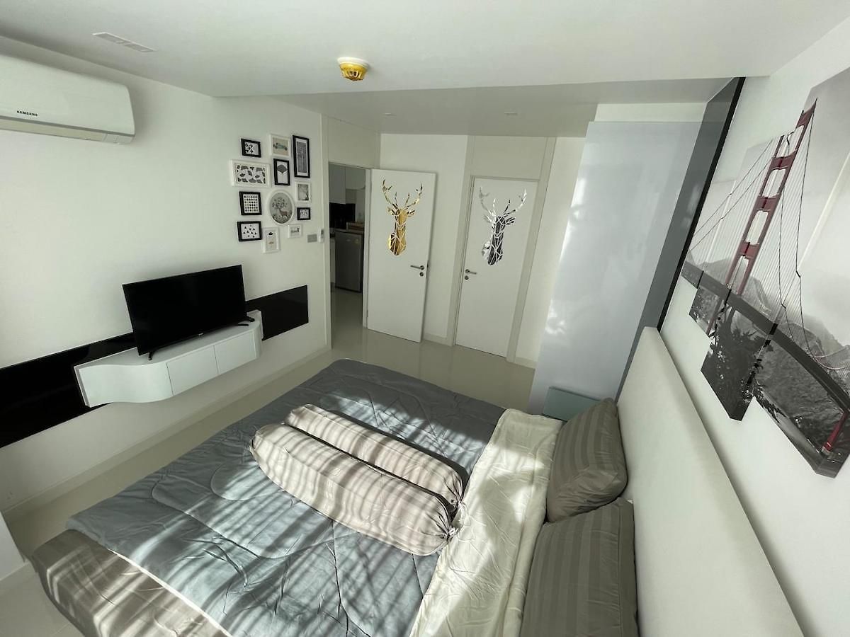 อพาร์ทเม้น Stylish - Ultra-fast Fiber Internet, Pool, Sauna, Gym, Smart Tv, Guest Friendly *