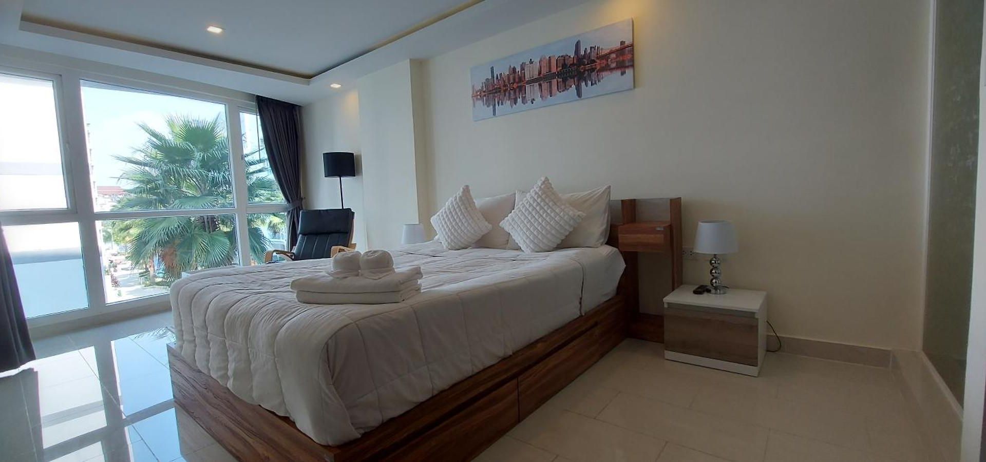 อพาร์ทเม้น Grand Avenue Pattaya, Luxury Condo, 50sqm, Pool View *