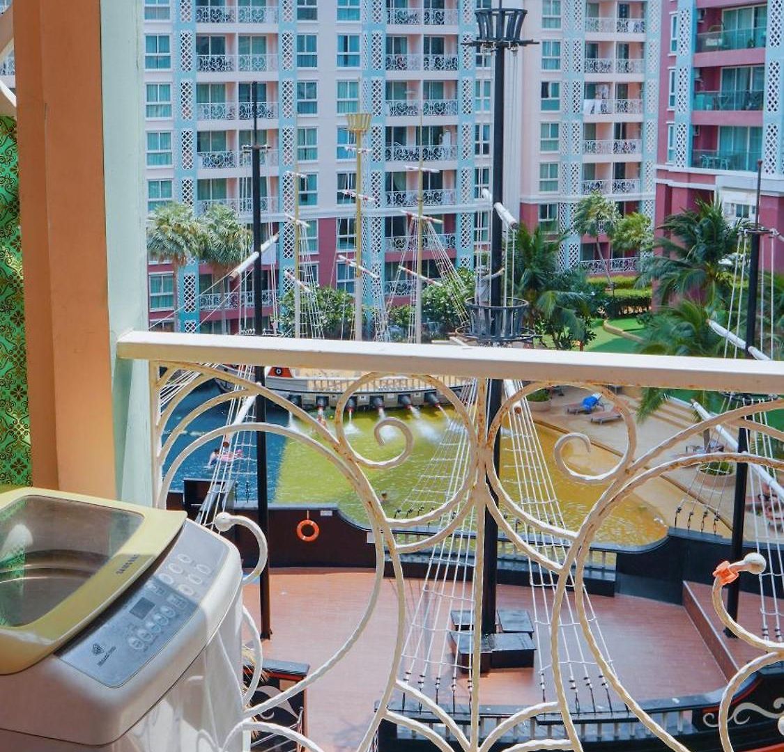 อพาร์ทเม้น Grande Caribbean One-bedroom Near Walking Street And Jomtien *