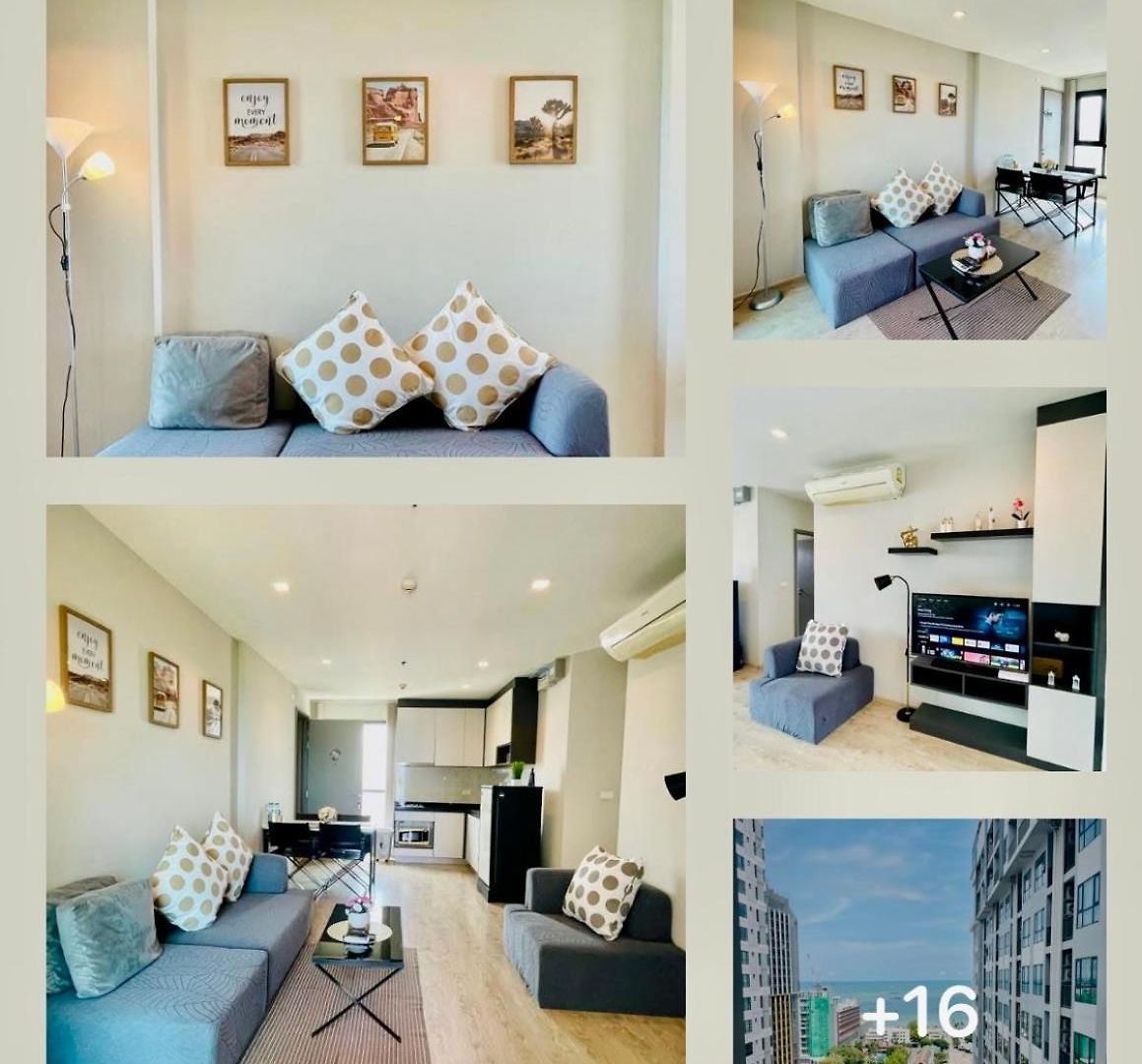อพาร์ทเม้น The Base 2 Bed 2 Bath By Pupu