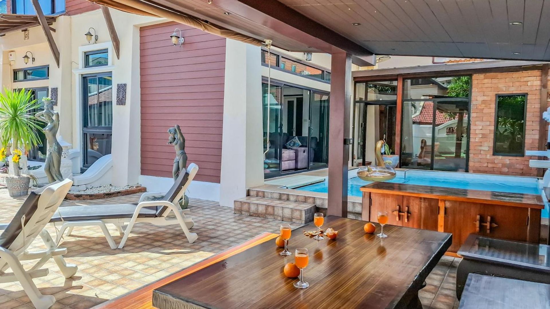 3bhk Private Pool With Sauna Snooker Villa Pattaya