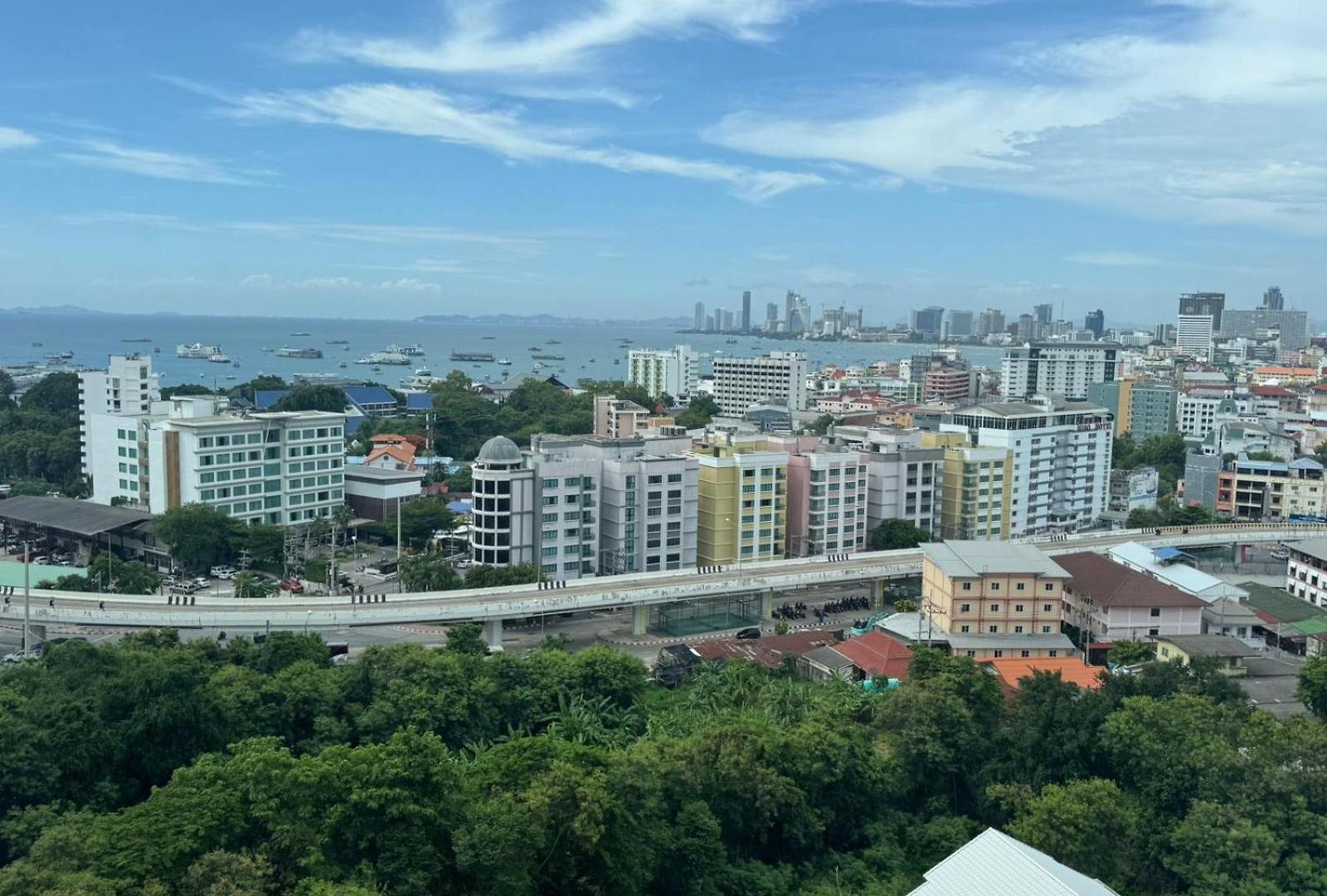 อพาร์ทเม้น Unixx Sea View Walking Street 5 Min Pool & Gym