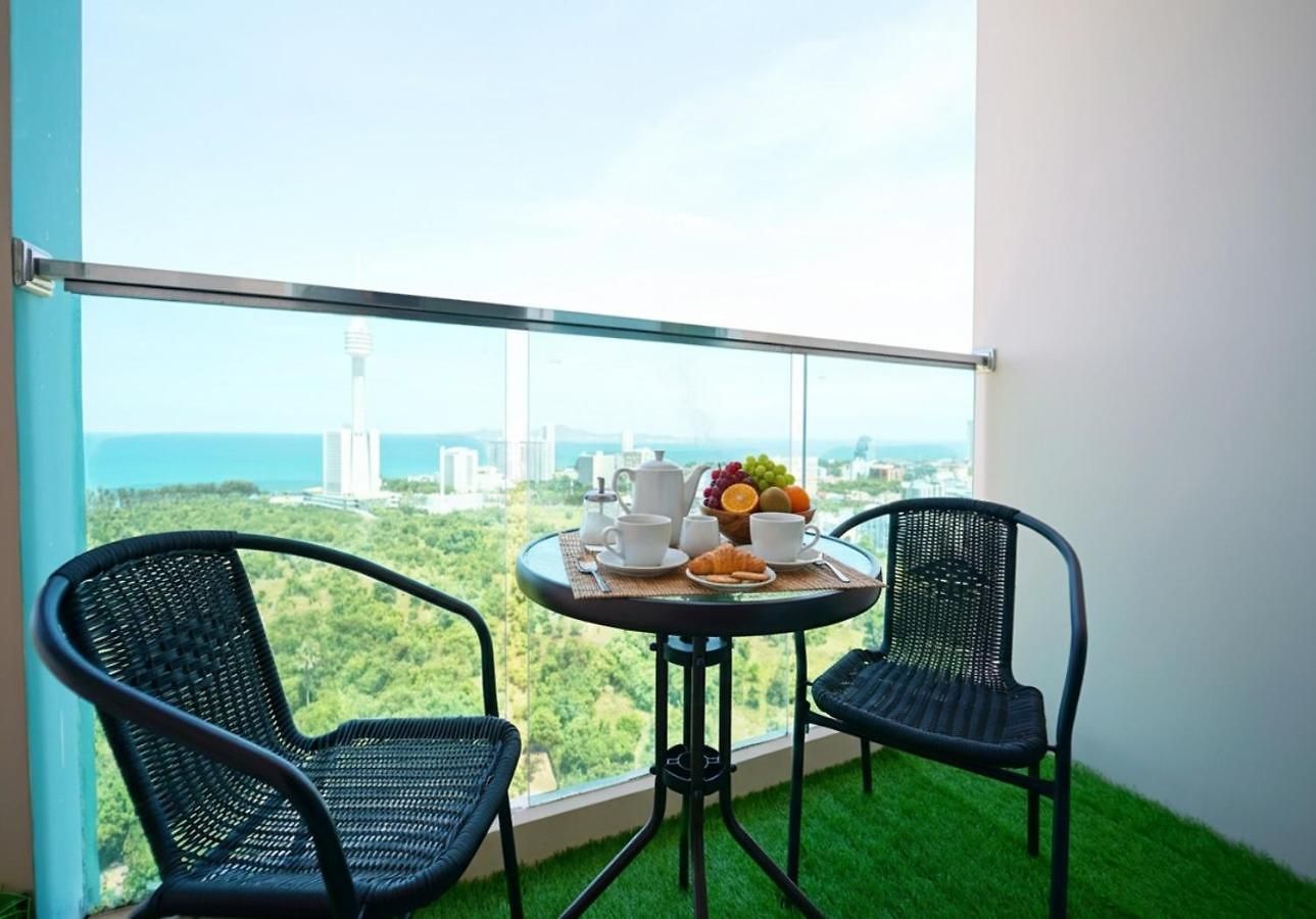 Pattaya Jomtien Apartments L Guest Friendly L Waterpark Gym Sauna Jacuzzi อพาร์ทเม้น *