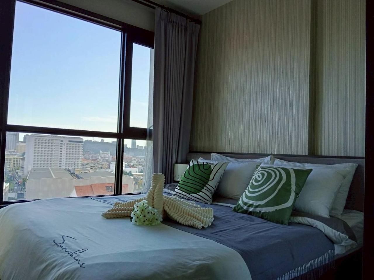 อพาร์ทเม้น The Base Pattaya, High Floor, Seaview