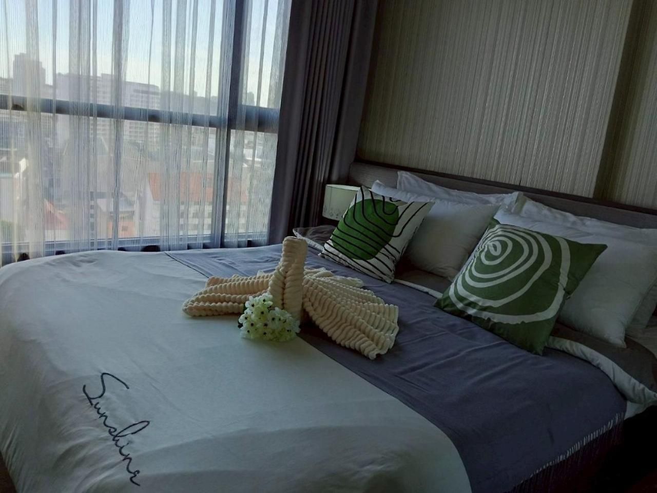 อพาร์ทเม้น The Base Pattaya, High Floor, Seaview
