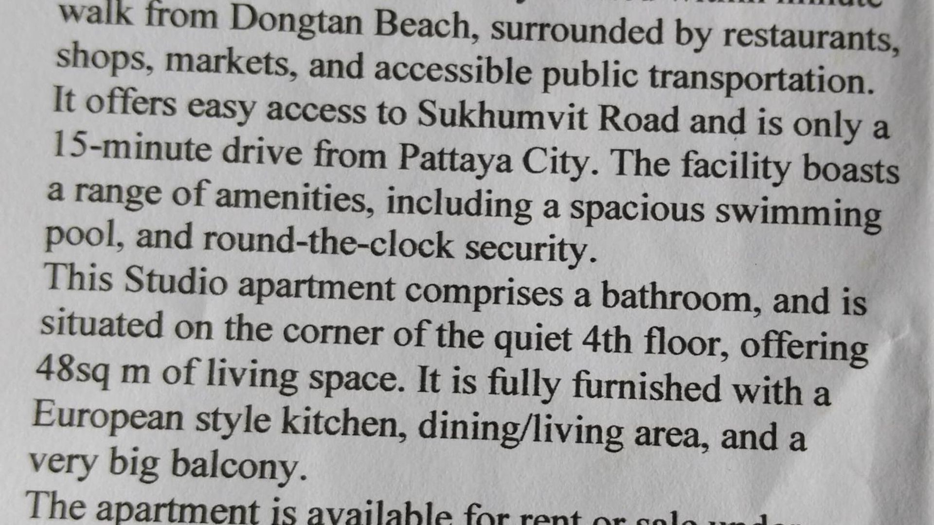 View Talay 5c 115a Minimum 29 Nights อพาร์ทเม้น Pattaya