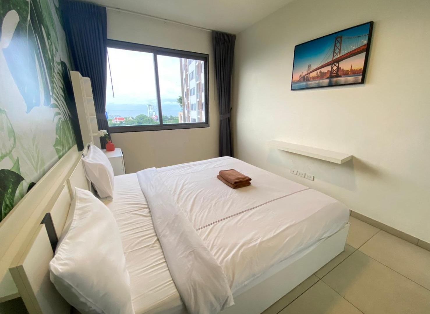 High Floor Sea View 2 Bed Room- Excellent Location อพาร์ทเม้น *