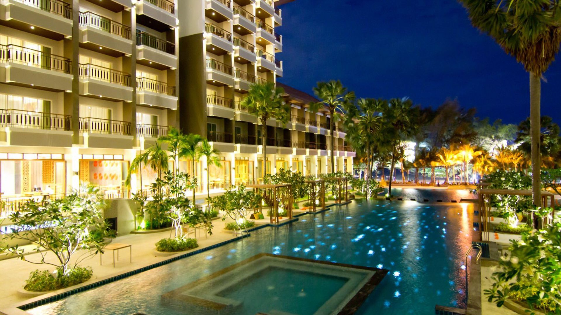 โรงแรม Welcome World Beachfront