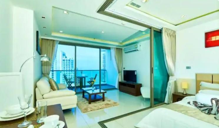 อพาร์ทเม้น Sea View 1bedroom Wong Amat Tower 3312 Pattaya