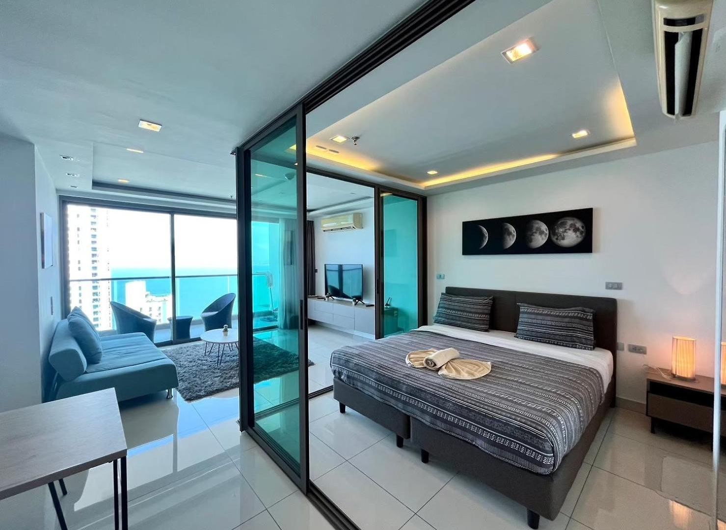 Sea View 1bedroom Wong Amat Tower 3312 * Pattaya