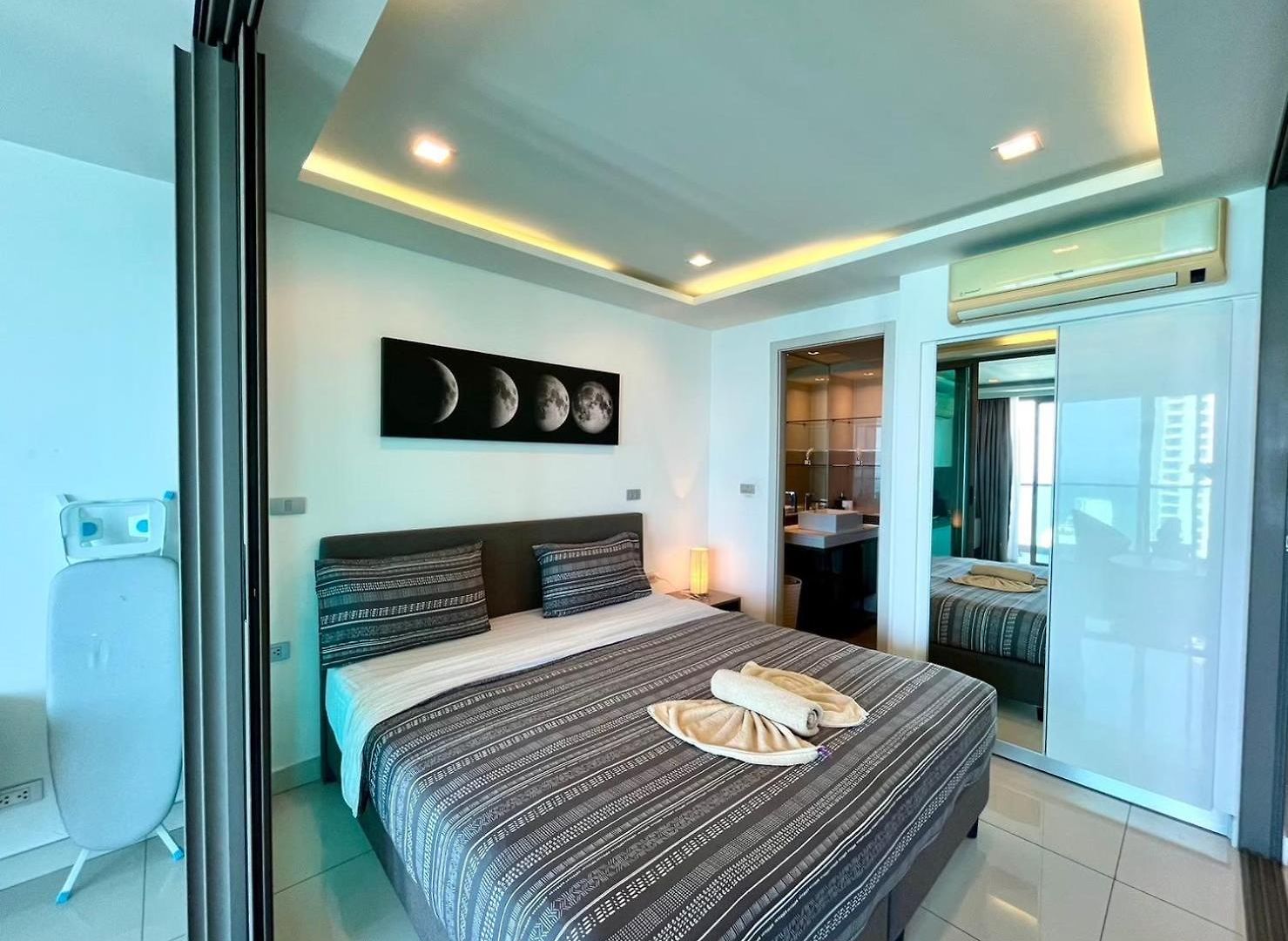 Sea View 1bedroom Wong Amat Tower 3312 อพาร์ทเม้น *