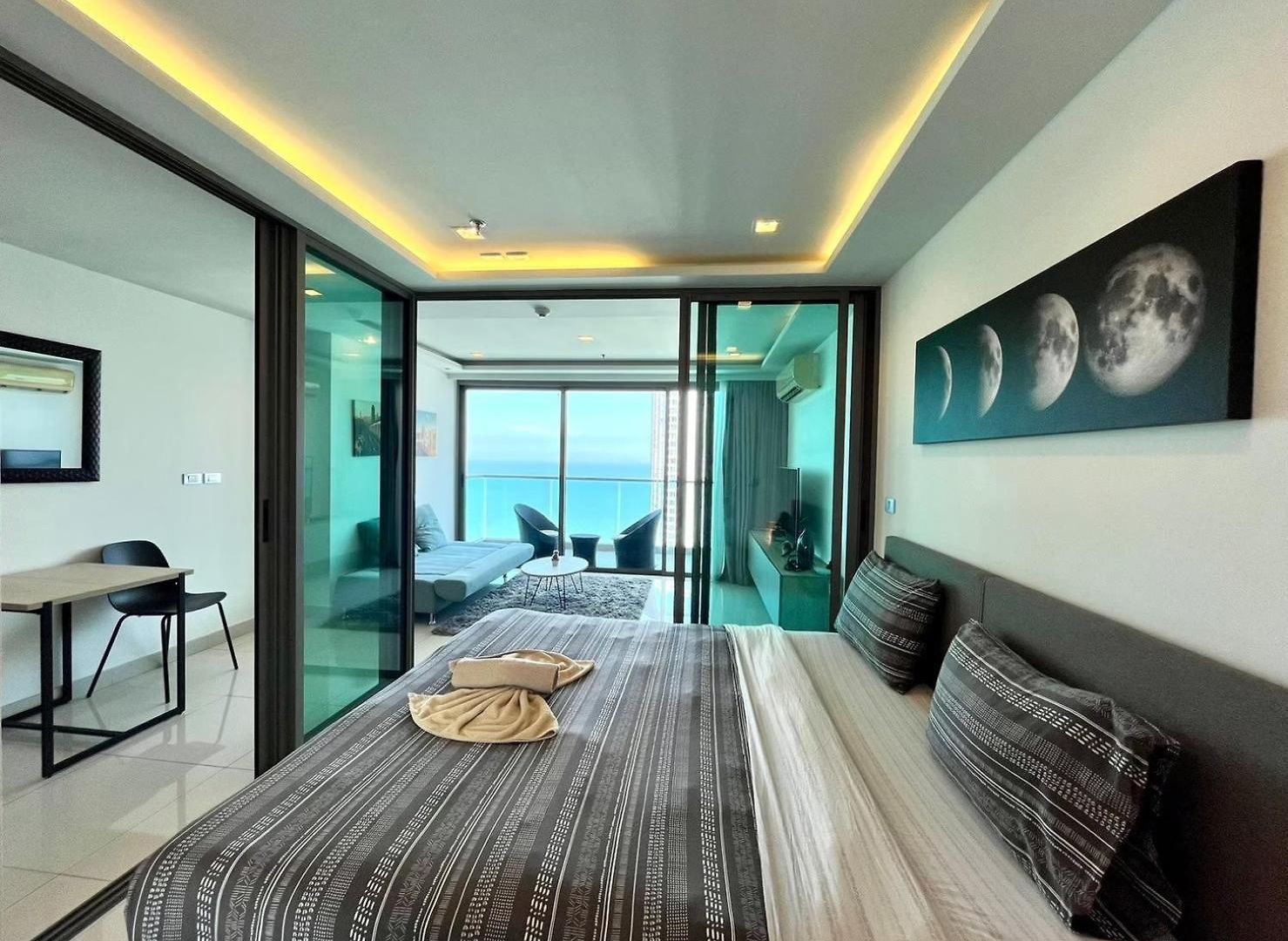 Sea View 1bedroom Wong Amat Tower 3312 Pattaya