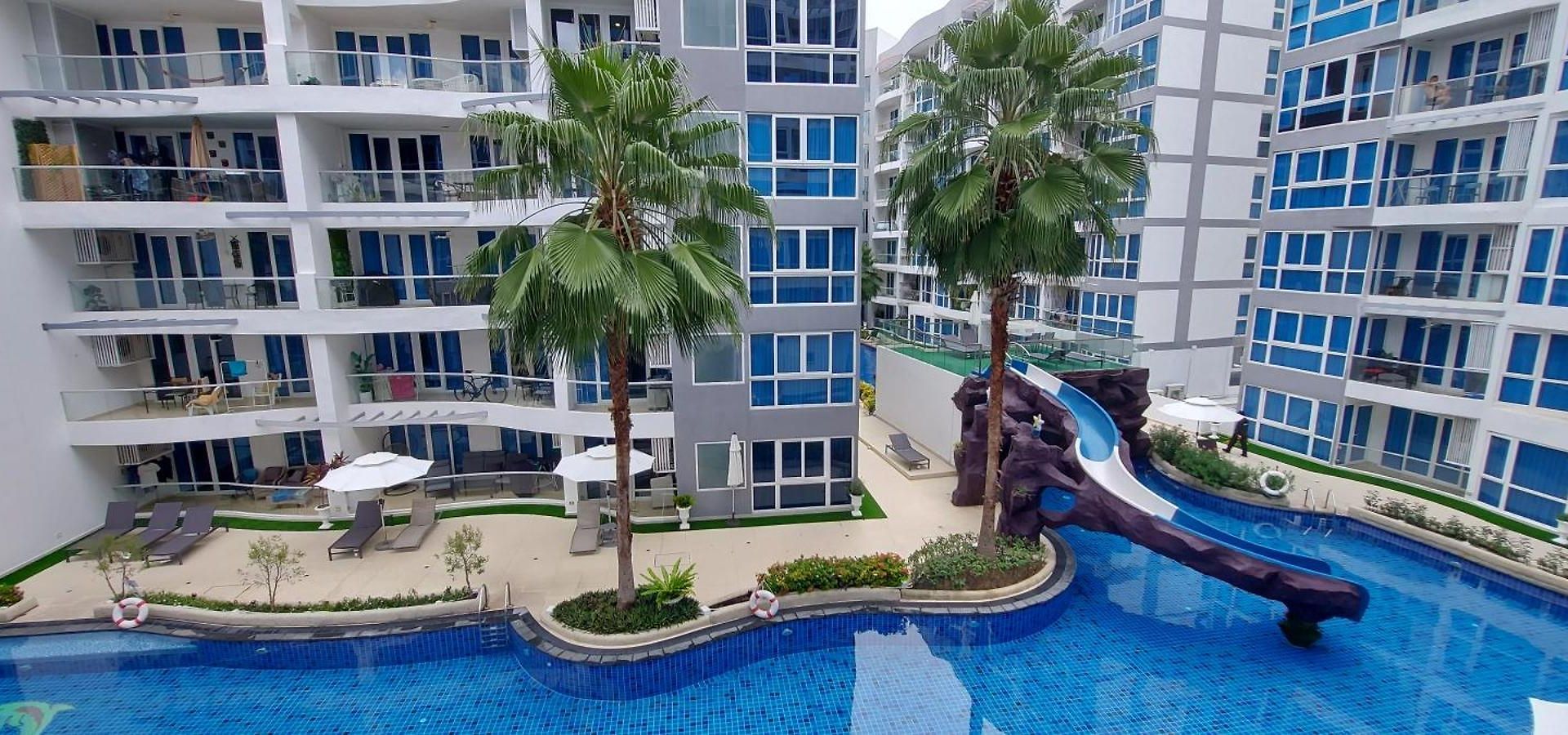 Grand Avenue Pattaya, 2bed 2baths, Pool-view 66sqm อพาร์ทเม้น Pattaya