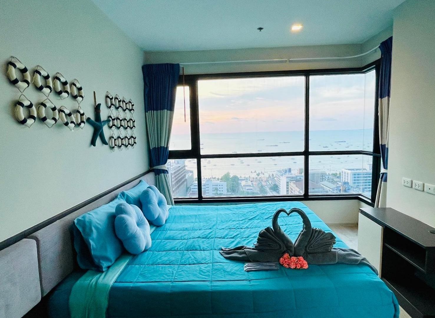 อพาร์ทเม้น The Base 2 Bed 1 Bath 514 By Numam Pattaya