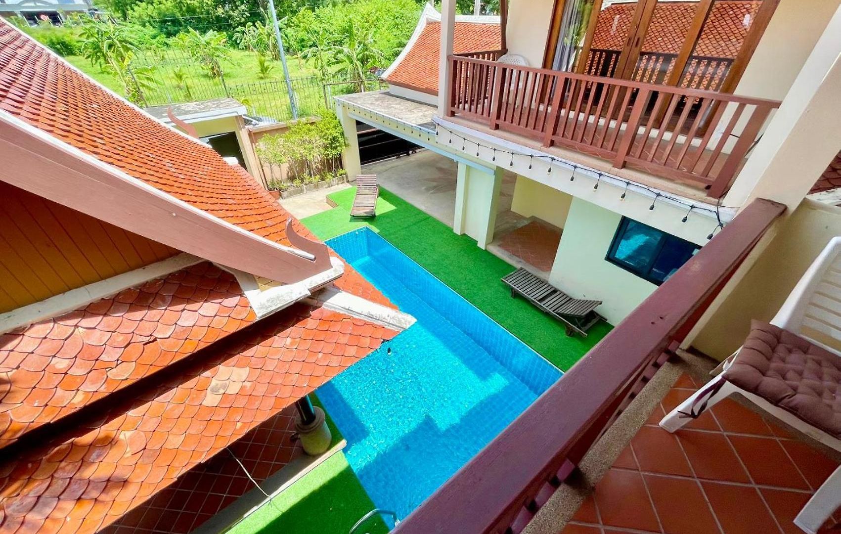 วันหยุดที่บ้าน The Midas Pool 4br Thai Stye Bbq Terrace Phatumnak Hill
