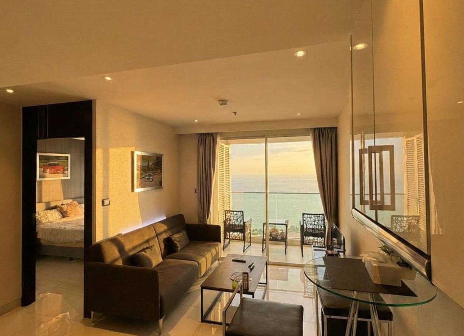 Panoramic Sea View At Sky Residences - Pratamnak Modern อพาร์ทเม้น *