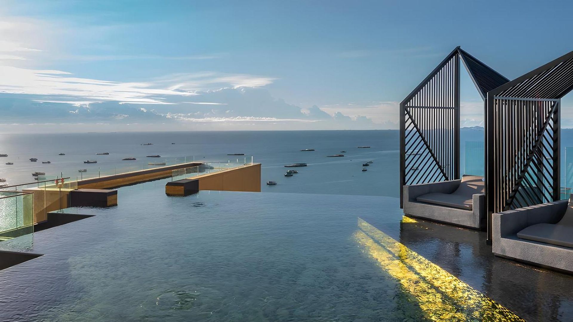 Edge - High Floor Sea View With Rooftop Pool อพาร์ทเม้น *