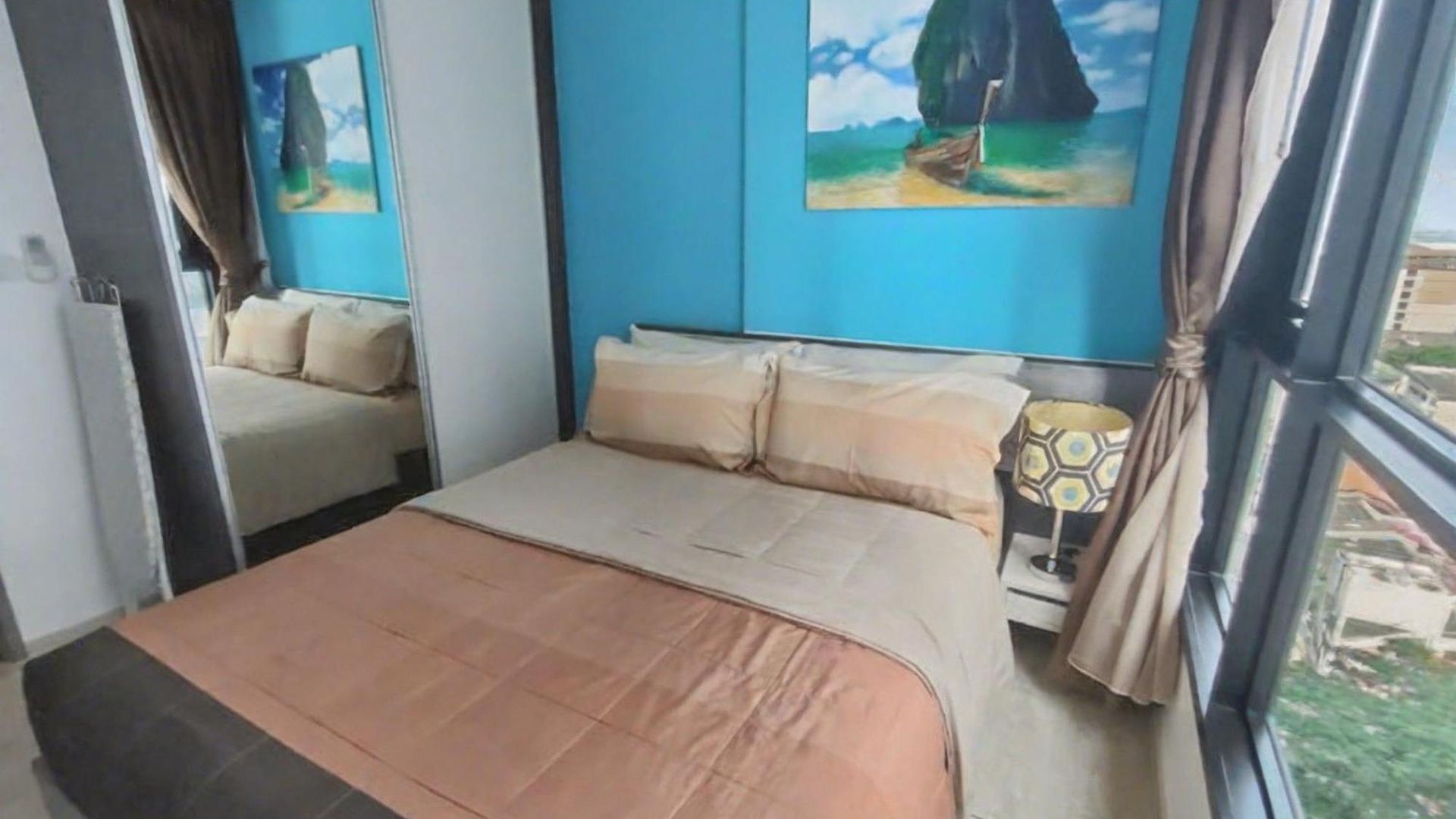 วันหยุดที่บ้าน One Bedroom With Pool View At The Base Near Festival *