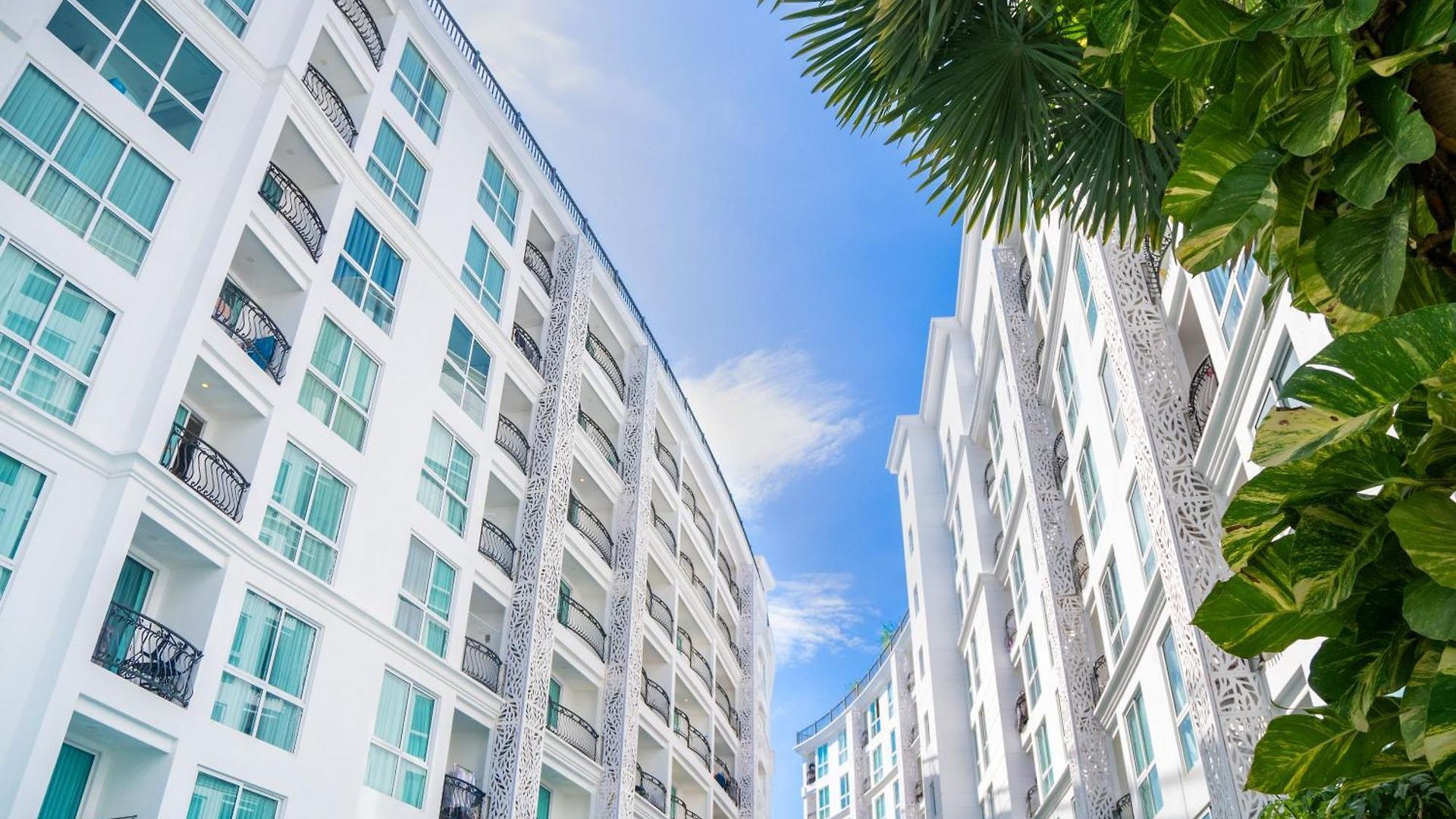 芭提雅市中心高端泳池花园公寓 椰子树下步行街旁 Apartment *