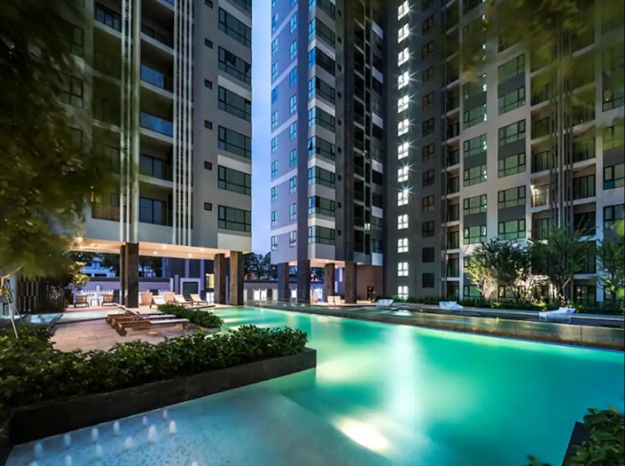 อพาร์ทเม้น 芭提雅市中心单卧室套房 门口海滩 商场 步行街 夜市 Pattaya