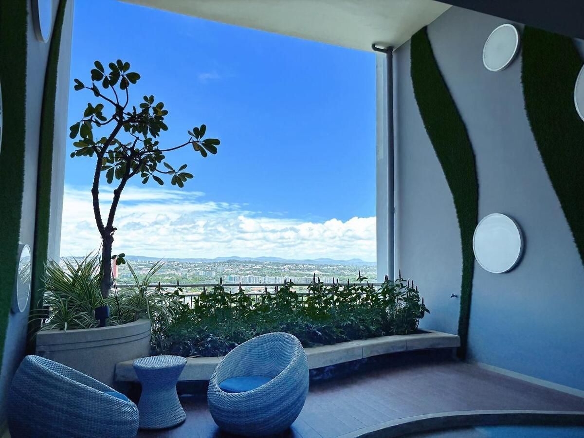 Apartment 芭提雅市中心大空间公寓酒店预定 城景健身房泳池舒适型公寓 日租周租月租灵活 *