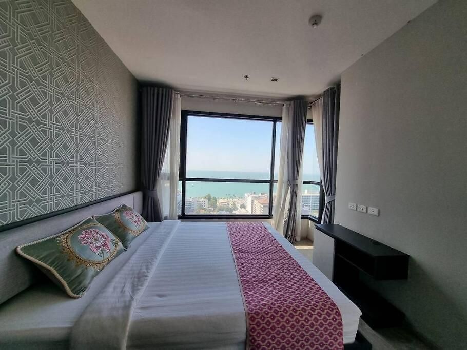 芭提雅市中心海景双卧室 步行街酒吧商场海滩步行几分钟可到 * Pattaya