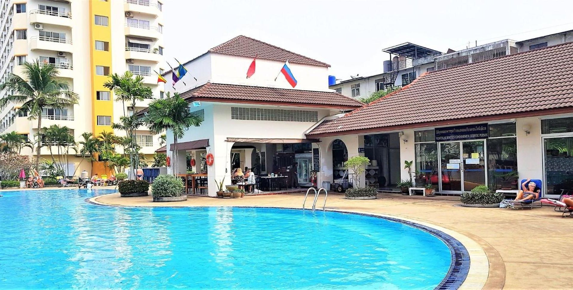 Stylish 1br Sea-view - 2 Balconies - View Talay 1 Jomtien วันหยุดที่บ้าน Pattaya