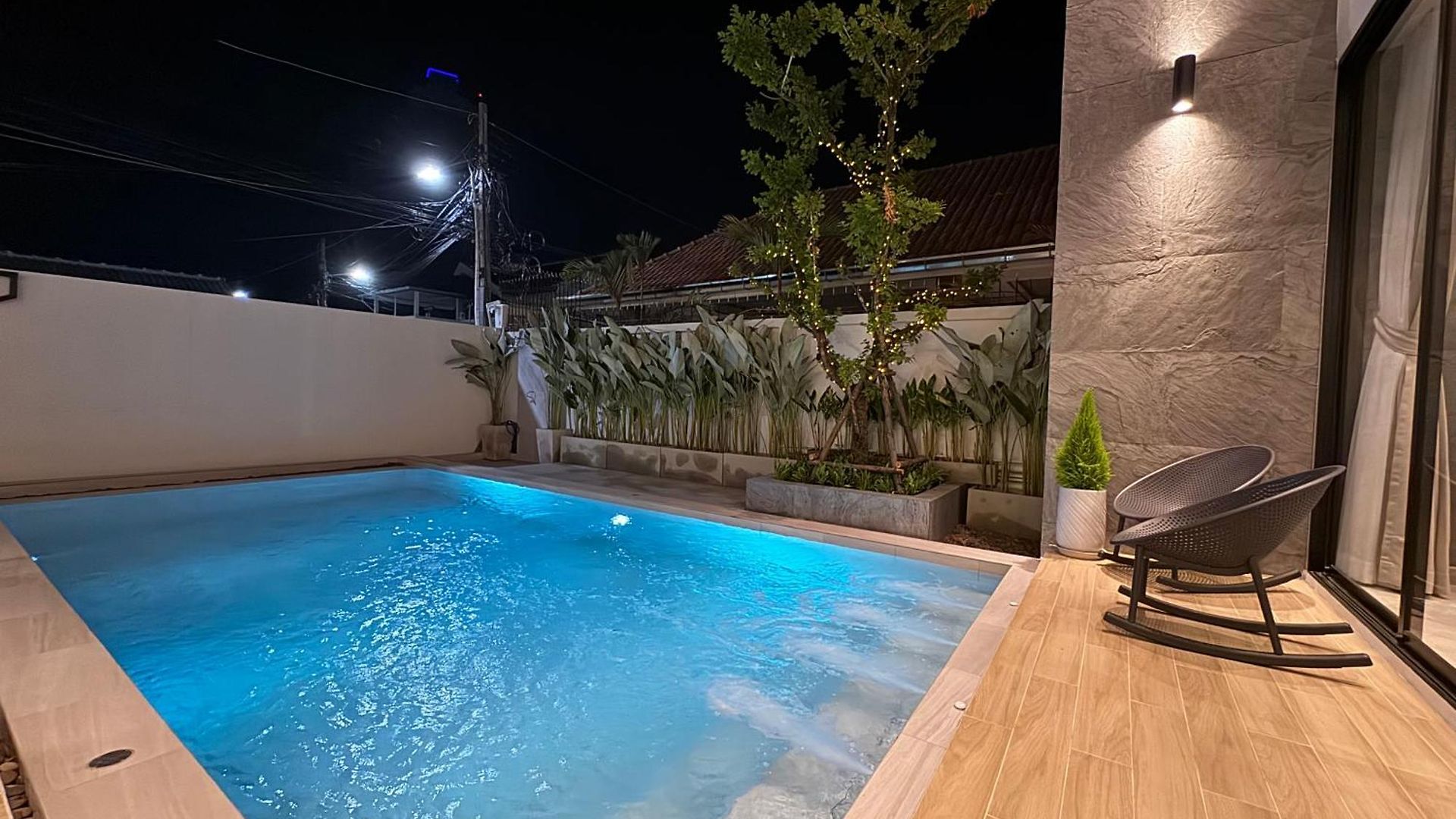 Brand New Modern Pool Near Walking Street วิลล่า *