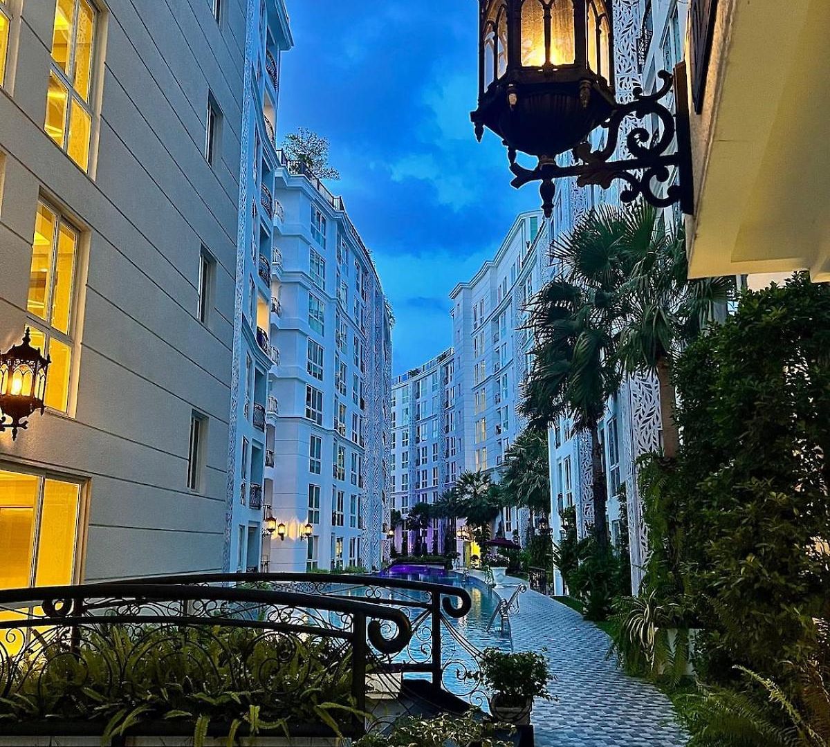 อพาร์ทเม้น Garden Olympus Balcony