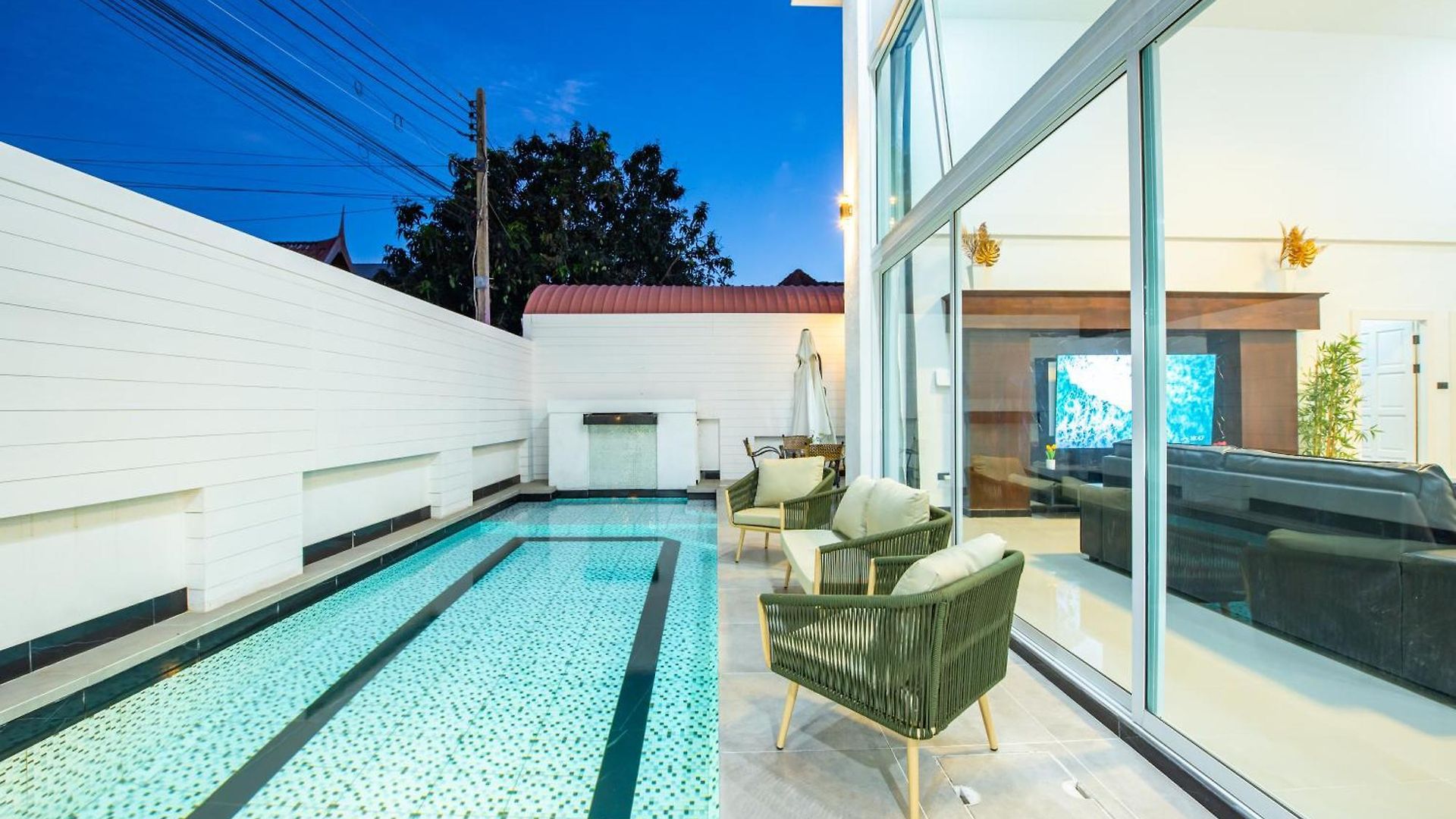 วิลล่า Lagoon Breeze 4br Pool Near Walking Street
