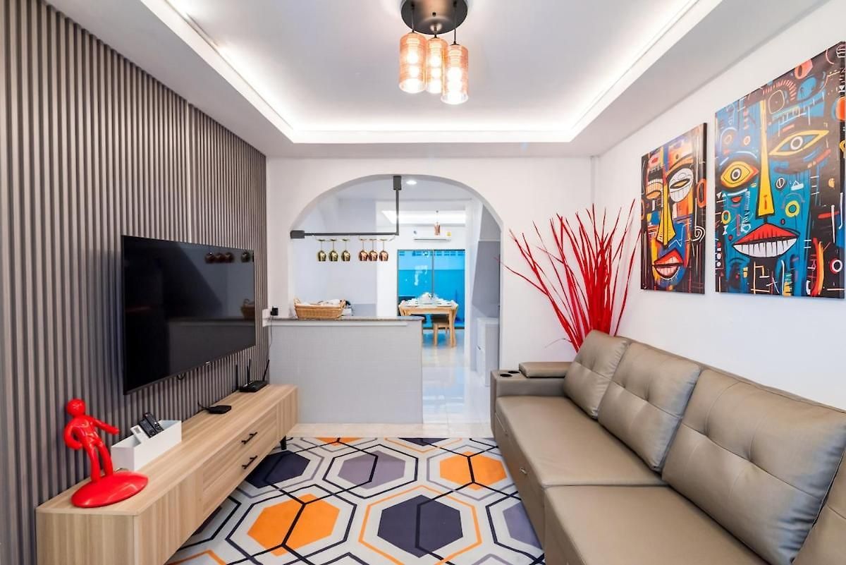 Rk-3br Group Getaway-10 Min To Walking Street &
