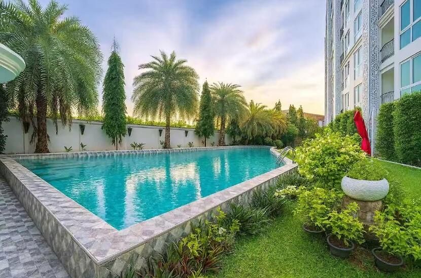 Beautiful 1 Bedroom With Big Balcony And Lagoon Pool อพาร์ทเม้น *
