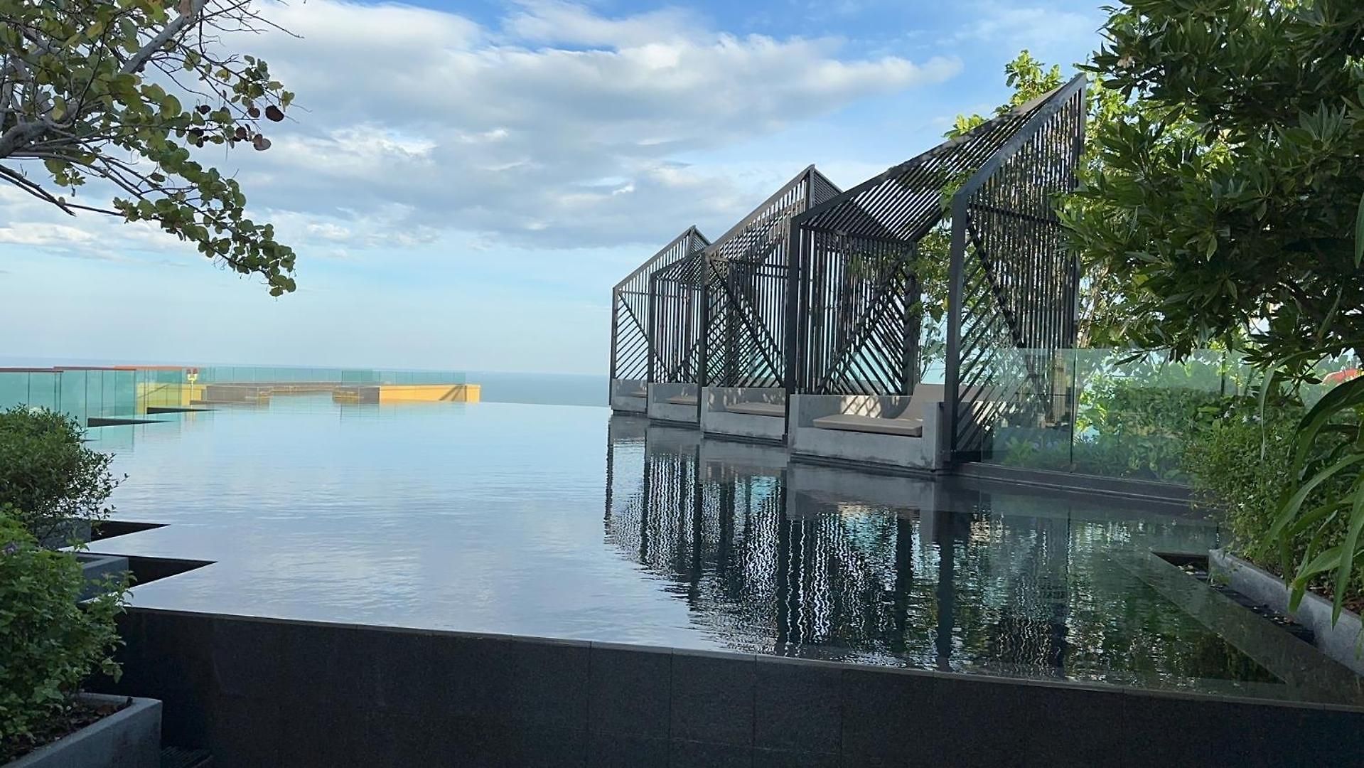 503 Edge芭提雅25层正海景大二房二厅二卫, 沙滩+步行街+购物中心 อพาร์ตโฮเทล *