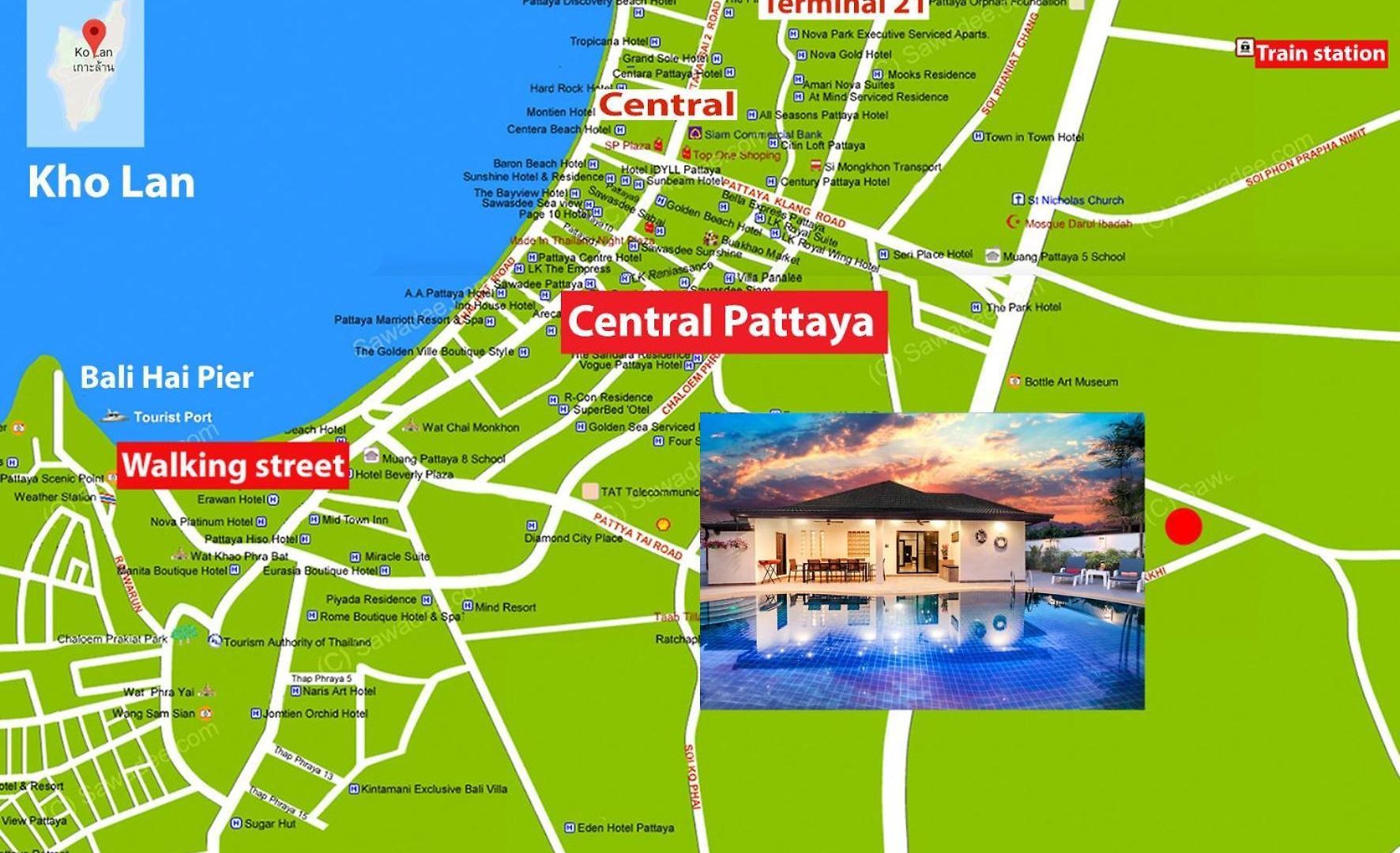Sabai Minutes To City, Beach, Walkingstreet