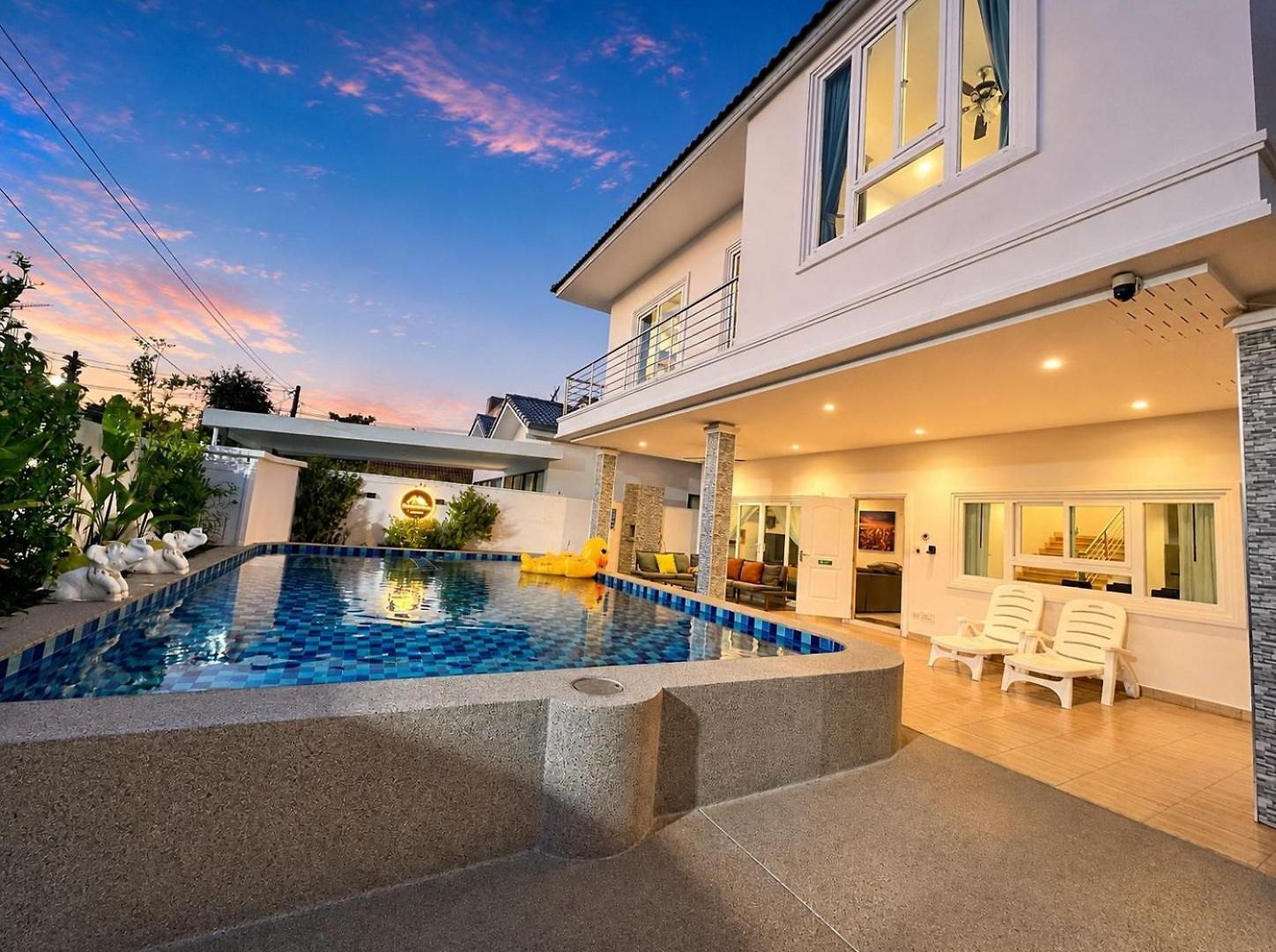 Relax Pool Near Walking Street,jacuzzi ,bbq 5bed 6bath House54 Villa