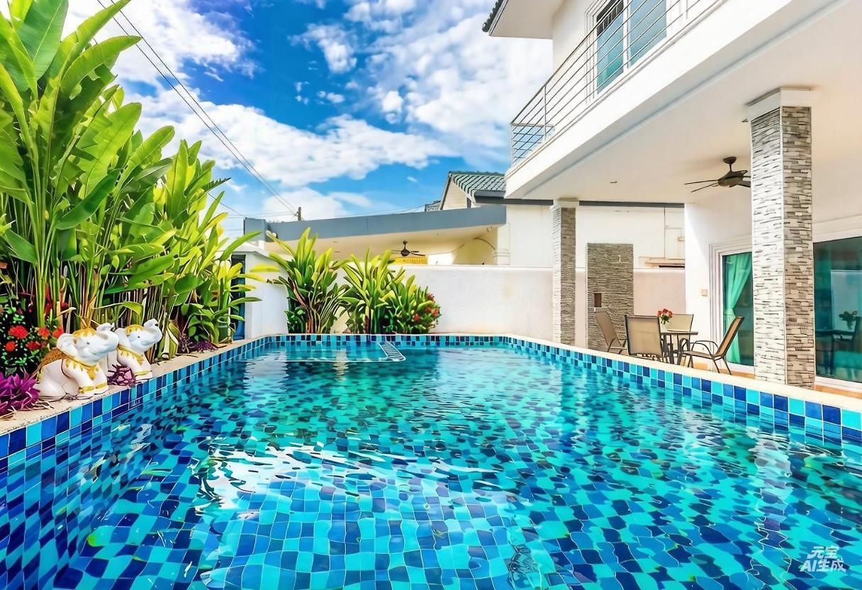วิลล่า Luxury Villa, 5br 6ba, Private Pool With Jacuzzi Cityhouse54 Pattaya