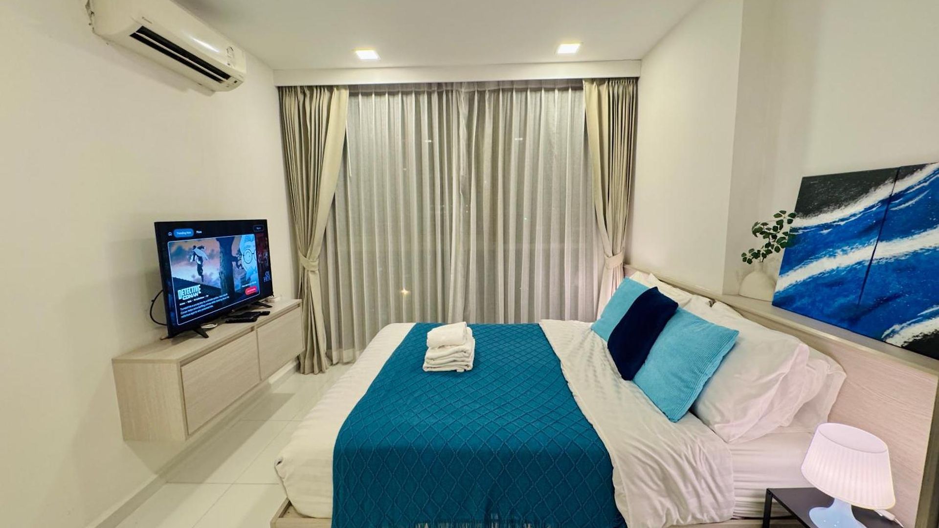 อพาร์ทเม้น Cozy Ocean Hideaway 400m To & Fast Wi-fi *