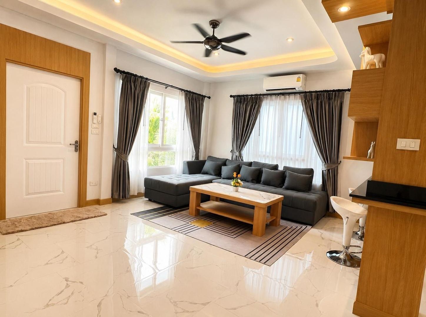 วิลล่า House- 171, Private Pool 4 Bed5bath Near Walking St, Bbq *