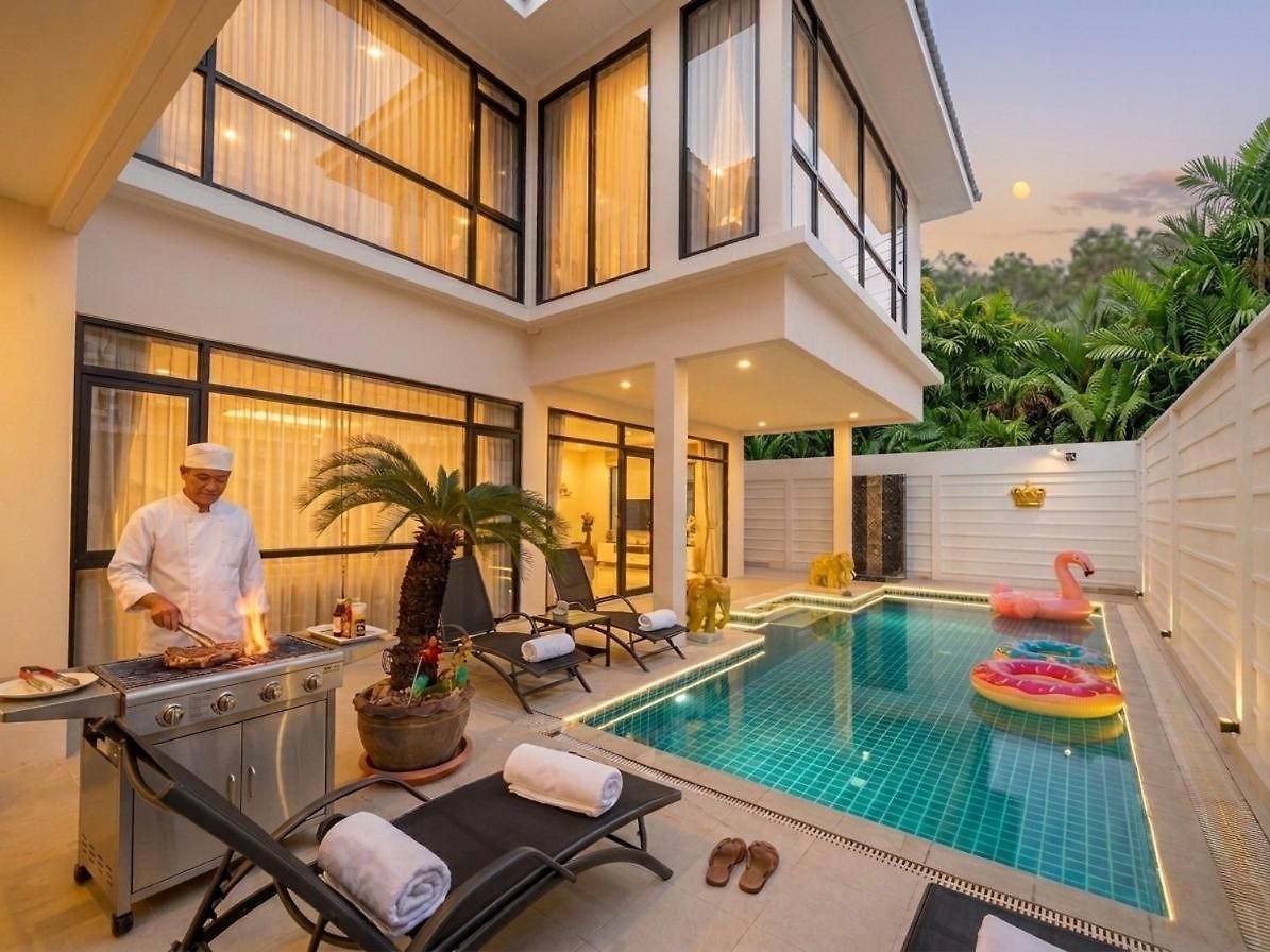 Chantara - Private Pool & Luxury House 7br * Pattaya