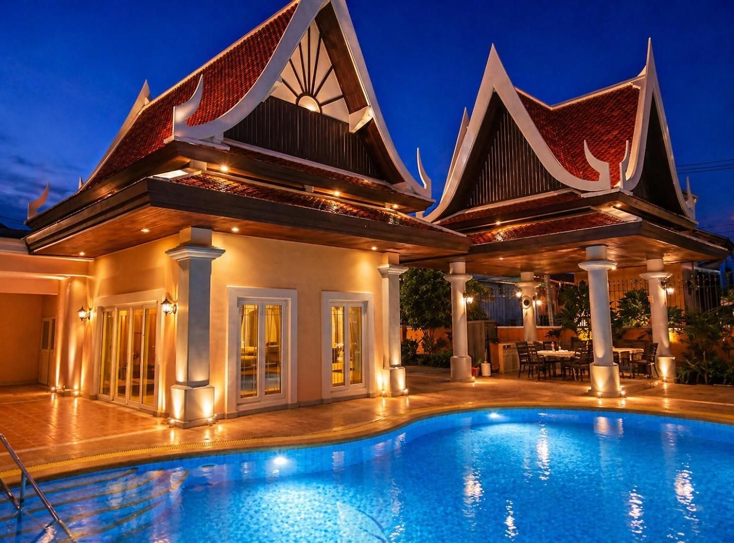 5br Pool Sleeps 10 * Pattaya