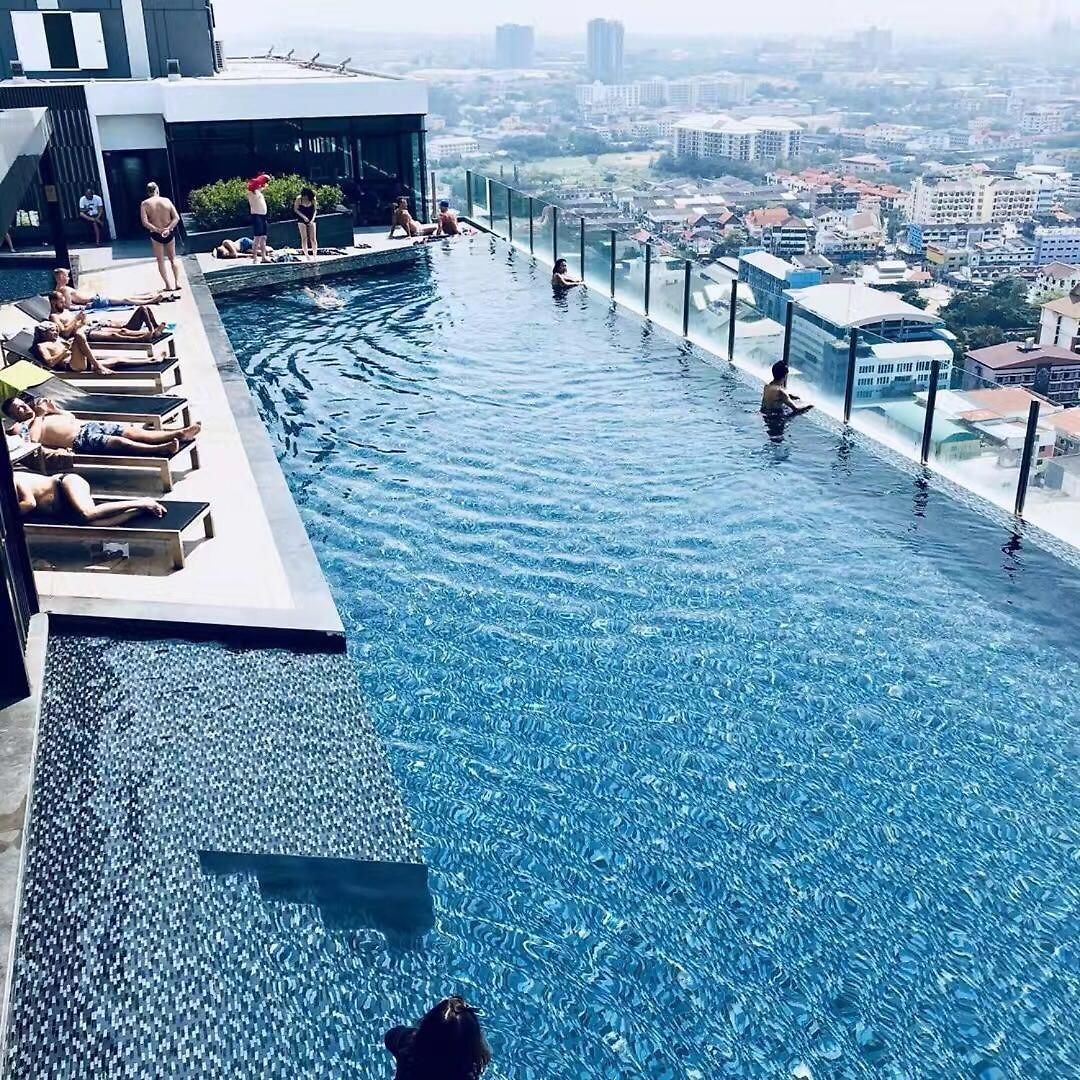 芭提雅市中心 The Base单卧室 海滩300米 Aparthotel 3*