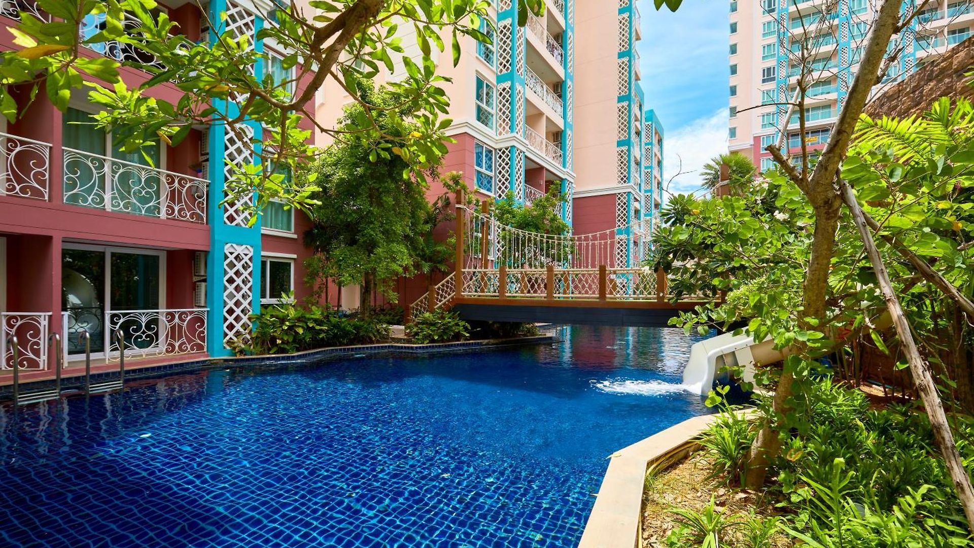 Apartment Grande Carribean Jomtien Pool View Sea View *