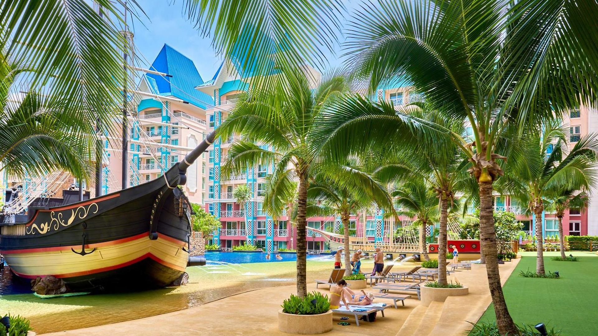 Apartment Grande Carribean Jomtien Pool View Sea View *