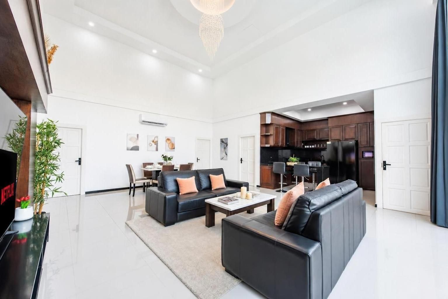 วิลล่า Lagoon Breeze 4br Pool Near Walking Street