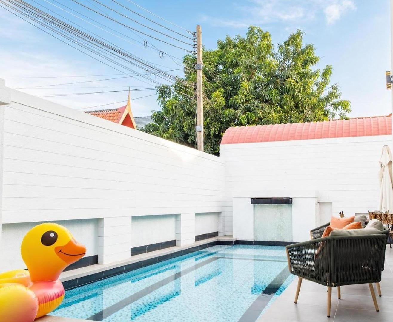 วิลล่า Lagoon Breeze 4br Pool Near Walking Street