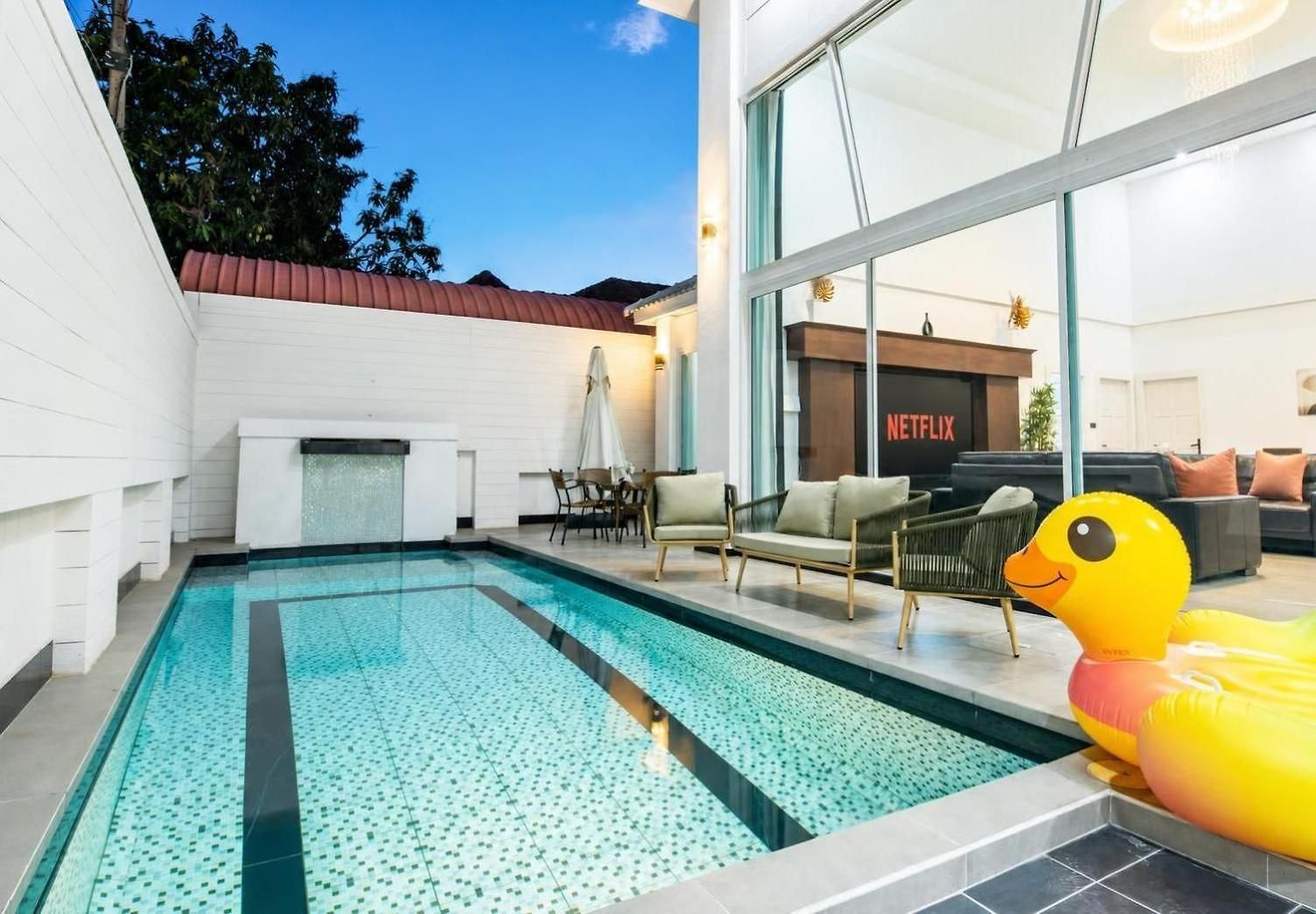 วิลล่า Lagoon Breeze 4br Pool Near Walking Street