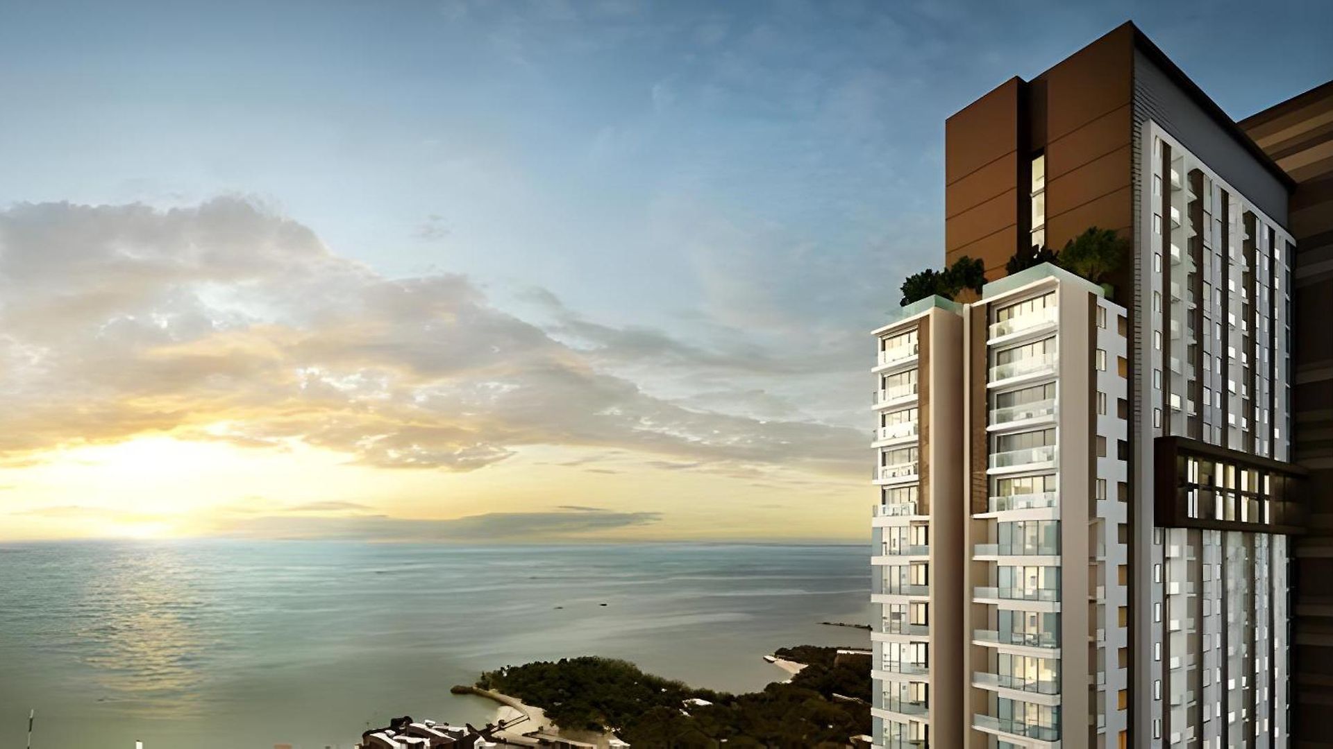 Apartment Sea View 2 Bedroom Next To Pier & Walking Street