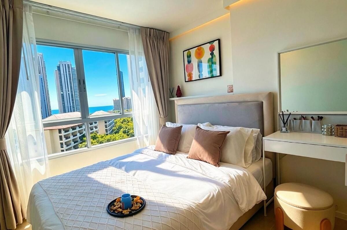 Newly Renovated Sea View Near The Sea And Terminal 21 In Apartment *