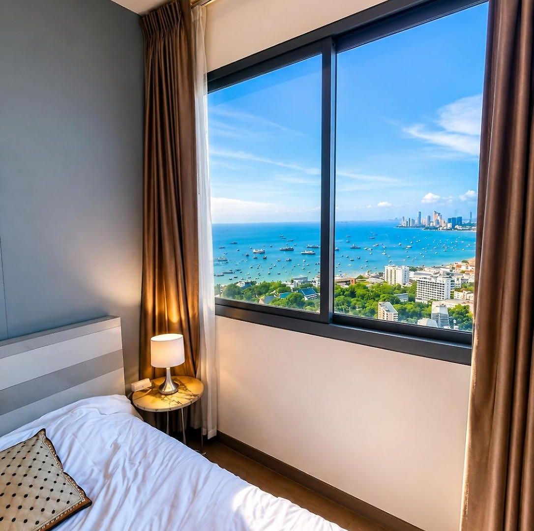 Sea View 2 Bedroom Next To Pier & Walking Street * Pattaya
